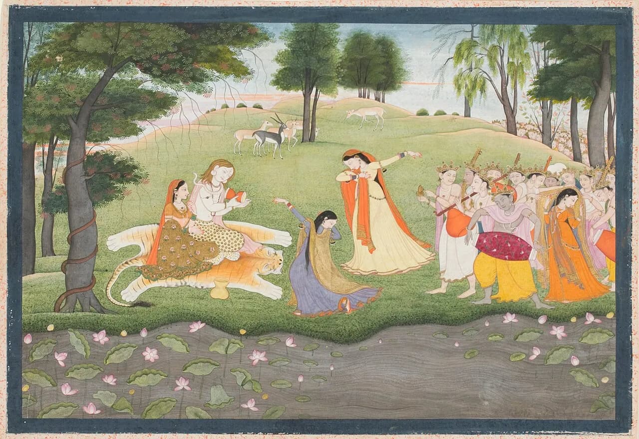 Raga Vasanta - Kangra Painting