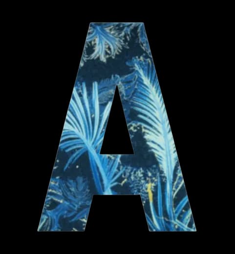 Draggable letter A